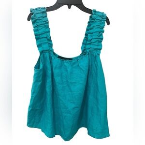 Marc New York Women’s Linen Shirt/Tank Top - Size Medium